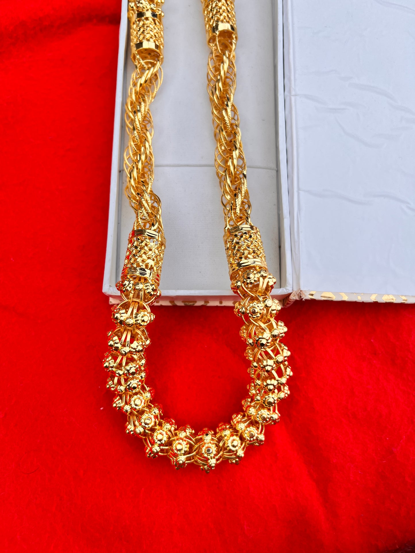 Men's Gold Plated Heavy Rassa Design Chain