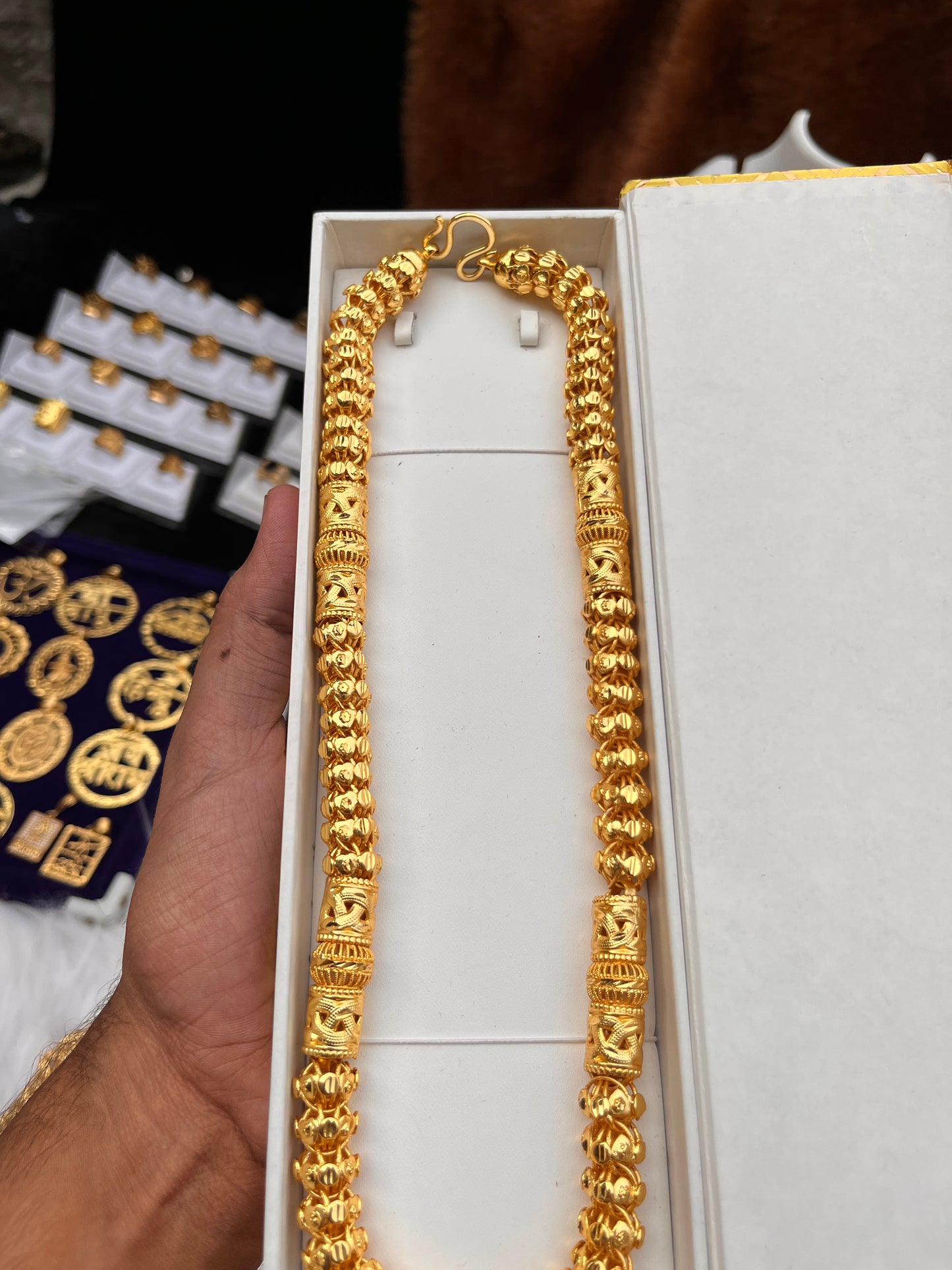 Gold Plated Heavy Design Premium Chain