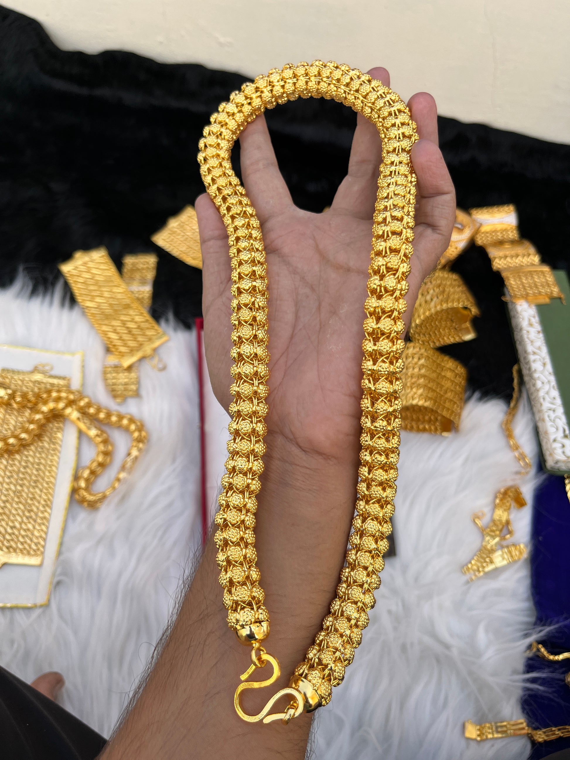 Gold Covering Simple Gold Chains For Men Neck Chain Man Gold Chain