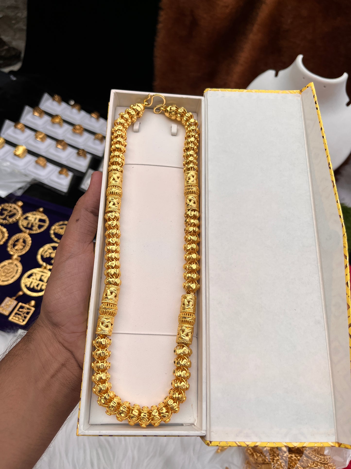 Gold Plated Heavy Design Premium Chain