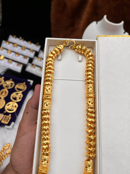 Gold Plated Heavy Design Premium Chain