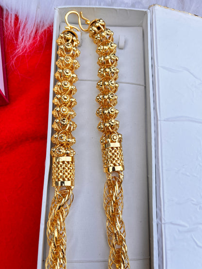 Men's Gold Plated Heavy Rassa Design Chain