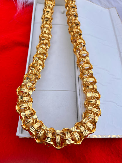 Men's Gold Plated Heavy Premium Chain