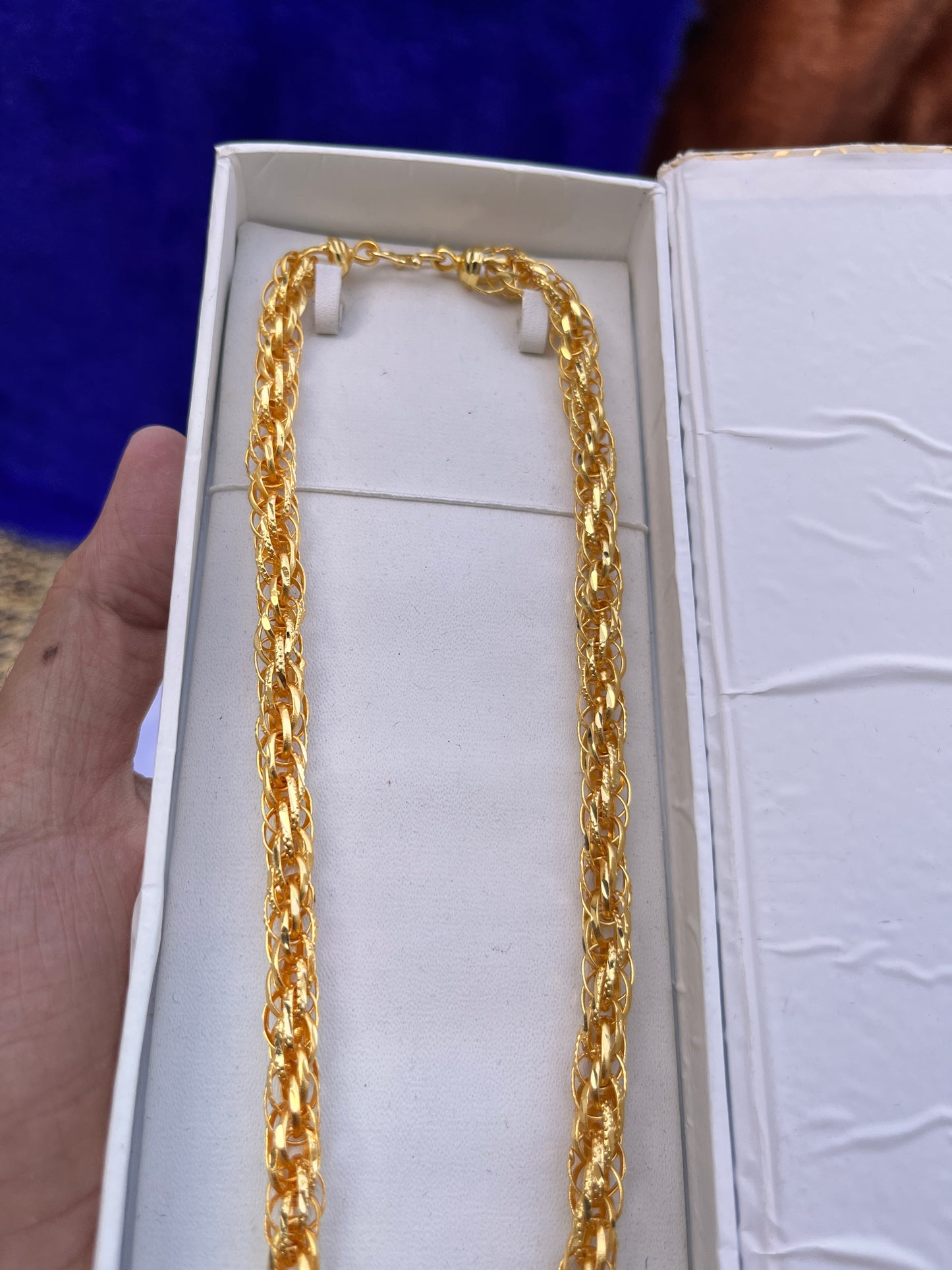 Men's Gold Plated Reguler Rassa chain